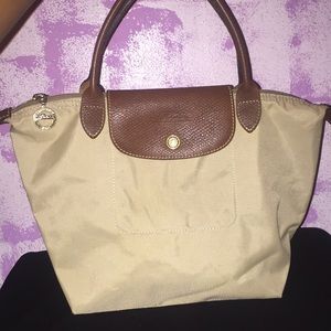 AUTHENTIC LONGCHAMP Cream Small Handbag